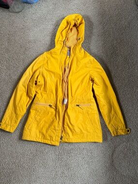 Natural Reflections Mustard Yellow Hooded Jacket